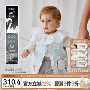 OAK FAMILY兒童羽絨馬甲女童加厚羽絨背心嬰幼兒雙面馬甲 小雪人 【輕盈零壓感】 110 cm