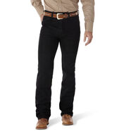 威格（Wrangler）男士牛仔褲長(zhǎng)褲中腰男褲直筒褲Cowboy西部牛仔經(jīng)典耐磨休閑春秋季 黑色 Black 29
