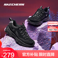 斯凱奇（Skechers）奧利奧熊貓鞋丨老爹鞋女經(jīng)典黑白復古春夏輕便潮流增高運動(dòng)休閑鞋 【女款】全黑色-BBK 37