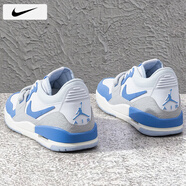 耐克（NIKE）男鞋球鞋 25夏季新款A(yù)IR JORDAN312運動鞋休閑訓(xùn)練氣墊籃球鞋子男 141-白色/天藍/曬圖退10 46 （內(nèi)長300mm）