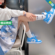 耐克（NIKE）air jordan 1 耐克男鞋秋季新款女鞋aj1低幫板鞋休閑籃球鞋 AO9944-441 北卡藍 36.5