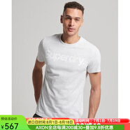 superdry極度干燥男士T恤短袖套頭LOGO潮流經(jīng)典款 LIGHT GREY L