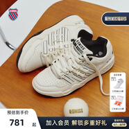 蓋世威（K·SWISS）【秀場同款】運動鞋男女鞋復(fù)古真皮休閑低幫板鞋Si-18滿貫鞋8381 9218-102大白熊 男女同款 40 男