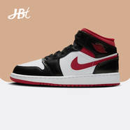 耐克（NIKE）【潮】Air Jordan aj1男鞋中高幫休閑運動(dòng)透氣舒適籃球鞋 554724-122白黑紅 41
