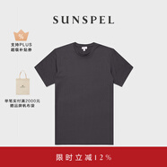 SUNSPEL男士經(jīng)典款Supima棉圓領(lǐng)Riviera T恤 Midweight春夏 炭灰色 L