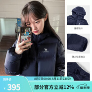 駱駝（CAMEL）抱抱戶外羽絨服鴨絨加厚面包服秋冬拒水保暖時尚潮流防風運動外套 A1W2PN121J，深藍，男款女穿 M