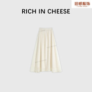 舊感舒胡蕾 白茶珍珠 法式千金感顯瘦氣質(zhì)時(shí)尚輕熟風(fēng)無袖上衣長裙套裝 半裙 現(xiàn)貨 XL 120-135斤