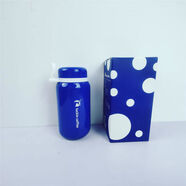 溥畔瑞幸保溫杯馬克杯經(jīng)典款亮光白陶瓷杯創(chuàng  )意潮流情侶杯茶杯咖啡杯 瑞幸提耳杯*藍色300ml