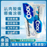 co1unterpain酸痛軟膏泰國施貴堡跌打扭傷腰酸按摩膏溫熱清涼型 一支【綠色冰涼型】120g