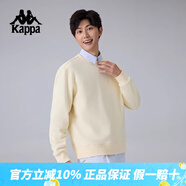 KAPPA卡帕男針織套頭衫2025新款運(yùn)動(dòng)長袖衛(wèi)衣純棉休閑上衣K0F12WT30 淺黃色-2191 S