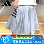 阿迪達(dá)斯（adidas）【京東奧萊】短裙女裙夏季時(shí)尚百褶裙透氣休閑裙戶外運(yùn)動(dòng)裙半身裙 2XL