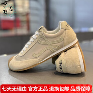胤若沙香港潮牌男鞋2025春夏新款德訓(xùn)鞋百搭軟底韓版布面平底阿甘鞋子男 米色 40