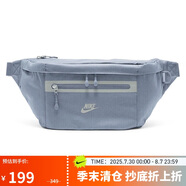 耐克（NIKE）男女腰包 單肩包斜挎包胸包休閑包DN2556-493 灰藍(lán)