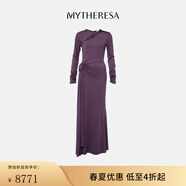 維多利亞·貝克漢姆（Victoria Beckham） 女士 Cutout draped jersey maxi dress P00996646 紫色 3XS CN 145/76