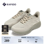Rapido靂霹道春秋男女同款休閑基礎(chǔ)簡(jiǎn)約時(shí)尚舒適運(yùn)動(dòng)鞋厚底鞋CQ46K3S02 卡其色 44