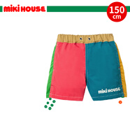 MIKIHOUSE 兒童服飾系列短褲休閑工裝褲寬松透氣五分褲夏透氣 拼色150cm