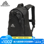 GREGORY格里高利FINE DAY戶外運動雙肩包男女跑步背包徒步多功能旅行背包 亮黑色-16L
