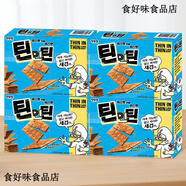 韓國(guó)進(jìn)口X5疊疊脆夾心酥脆餅干可可巧克力味辦公室休閑零食 原味89g*4盒(含16小包)