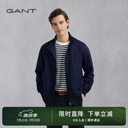 GANT/甘特休閑美式翻領(lǐng)夾克哈林頓夾克男士立領(lǐng)羅紋袖工裝外套 433-深藍(lán)色 M