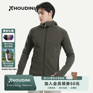 HOUDINI胡丁尼PowerHoudi魔術(shù)大師戶(hù)外25秋冬新男polartec抓絨內(nèi)膽外套 Baremark Green（褐綠） M（身高165-175cm體重60-75kg）