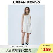 UR2025夏季新款女裝法式多系帶無(wú)袖連衣裙UYY750053