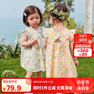 迷你巴拉女童連衣裙純棉寶寶嬰兒衣服公主裙新款裙子