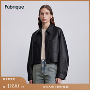 Fabrique多色短款夾克女2024秋季新品 黑色 XS