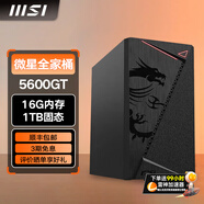 微星5600GT/5700G/8600G/8700G 游戲辦公核顯主機(jī)電腦臺(tái)式機(jī)組裝機(jī)臺(tái)式電腦主機(jī)DIY整機(jī) 配置一進(jìn)階款5600GT/16G/1T