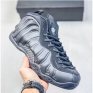 CLENIKEED莆田純原哈達威噴泡籃球男鞋實(shí)戰氣墊藍球鞋高幫緩震復古運動(dòng)鞋男 黑武士噴 42