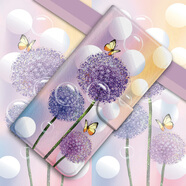 水草人翻蓋皮套oppo手機殼findx7保護套x6軟殼x5插卡x3 蒲公英皮套 OPPO R15 標準版