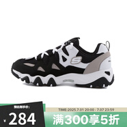 SKECHERS斯凱奇怪獸甜心熊貓鞋休閑運動(dòng)鞋時(shí)尚老爹鞋女 99999693/BKW 黑色/白色 35