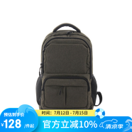 網(wǎng)易嚴(yán)選背著輕便 都市休閑雙肩包 軍綠色