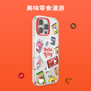 PopSockets【零食天堂·手機殼】Hello Kitty合作蘋(píng)果手機殼磁吸iPhone16promax手機保護全包鏡面透明手機殼 美味零食漫游【透框】 iPhone 16 Plus