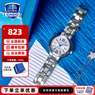 卡西歐（CASIO）手表女sheen系列藍(lán)寶石鏡面商務(wù)時(shí)尚百搭守護(hù)星女表送女友潮流表 SHE-4528D-7AUPRS守護(hù)星禮盒
