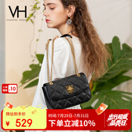 VANESSA HOGAN VH女包茵然軟包系列復(fù)古太陽神斜挎包菱格鏈條腋下包小眾單肩包