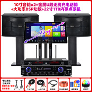 金正(NINTAUS)家庭ktv音響套裝 ktv唱歌全套設備家用家庭影院家用卡拉ok唱歌全套設備 10吋2.0豪華套裝
