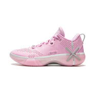 李寧（LI-NING）幻影6籃球鞋韋德系列新款緩震回彈專業(yè)比賽場地鞋ABPU029 粉色/-8 42