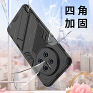 BEARDADA適用華為mate70手機(jī)殼華為P60支架保護(hù)套200防摔X50手機(jī)硬殼 炫酷黑 X30