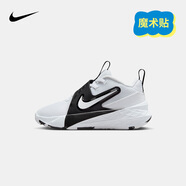 NIKE 耐克童鞋男童籃球鞋 TEAM HUSTLE 易穿脫魔術(shù)貼兒童運動(dòng)鞋小童
