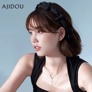 AJIDOU阿吉豆春季上新時(shí)尚發(fā)箍新百搭玫瑰花發(fā)箍女2款隨機(jī)發(fā)貨