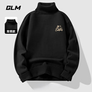 GLM毛衣男秋冬季保暖長袖內(nèi)搭半高領(lǐng)加厚打底衫男士針織衫