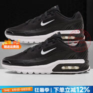 耐克（NIKE）男鞋 25夏新款A(yù)IR緩震氣墊鞋舒適耐磨低幫休閑鞋輕便透氣跑步鞋男 MAX氣墊/黑白款【店長(zhǎng)推薦】 43 碼（內(nèi)長(zhǎng)275mm）