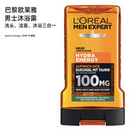 歐萊雅（LOREAL）德國進口男士沐浴露潔面沐浴洗發(fā)多合一保濕清爽250ml Hydra Energy 100mg ?；撬徙逶?
                                         title=