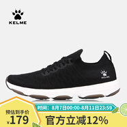KELME/卡爾美運(yùn)動(dòng)鞋女防滑舒適休閑鞋輕便鞋子慢跑鞋66832502 黑色 38