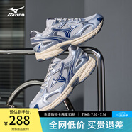 美津濃（MIZUNO）【SPEED 2K】千禧復(fù)古跑鞋男女同款運(yùn)動(dòng)鞋緩震舒適透氣跑步鞋 13/幻想銀 42.5 (275mm)