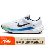 耐克NIKE跑步鞋男子緩震透氣WINFLO 10運動(dòng)鞋DV4022-103白藍黑42