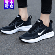 耐克（NIKE） 女鞋2025新款夏季Tanjun透氣經(jīng)典休閑鞋運(yùn)動(dòng)鞋網(wǎng)面情侶跑步鞋 CJ1677-001黑色白/WEARALLDAY 38