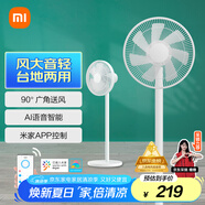 米家 小米電風(fēng)扇 落地扇家用7羽葉輕音大廣角大風(fēng)量遠(yuǎn)風(fēng)距臺(tái)地兩用遠(yuǎn)程智能控制 AI語音控制