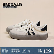 Semir女鞋德訓(xùn)鞋女春夏透氣百搭休閑運(yùn)動鞋板鞋女SFYM253008  網(wǎng)面款38