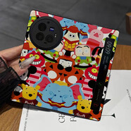 拉布布適用vivoxfold3手機殼xfold3pro翻蓋皮套折疊屏泡泡瑪特女 【PT3608卡通米奇】全包翻蓋皮套 vivo X Fold3